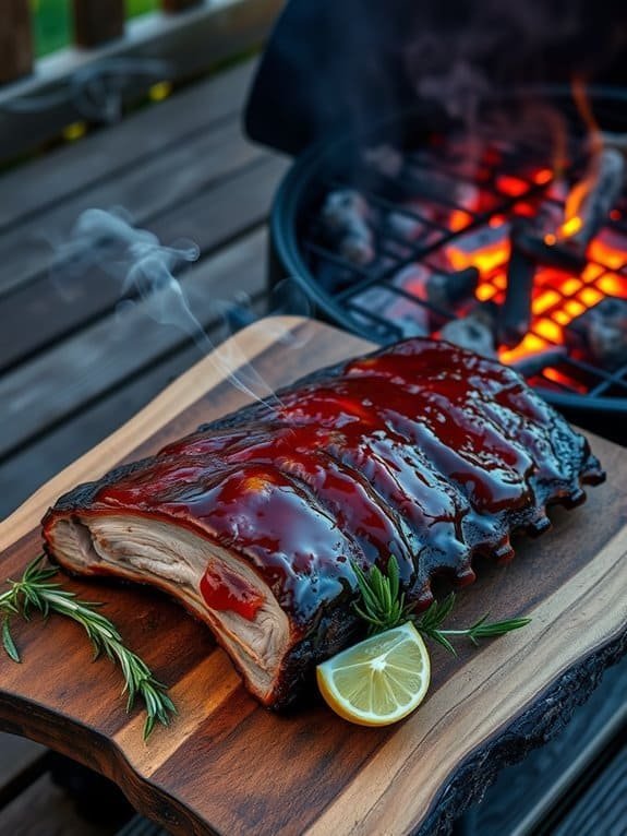 tender flavorful smoky ribs