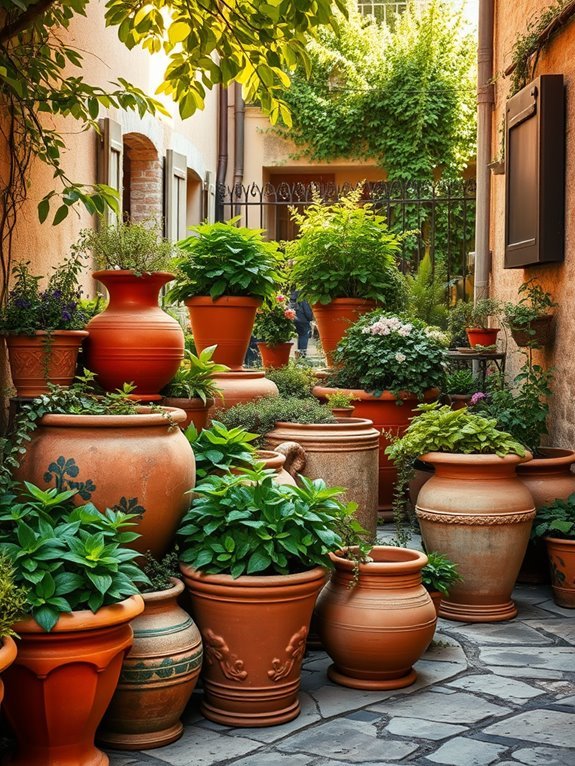 terracotta pots for planting