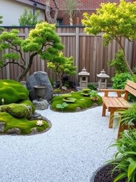 tranquil landscape with harmony