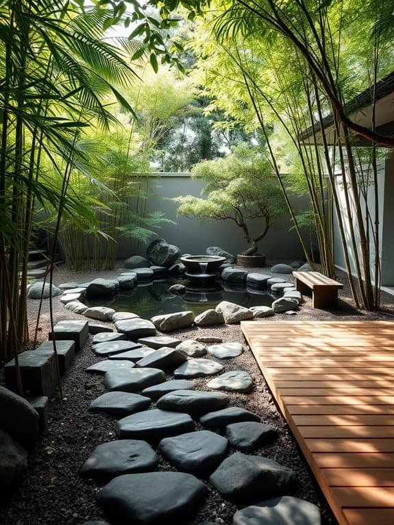 tranquil mindfulness practice area