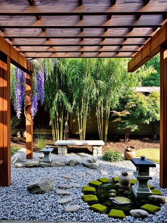 tranquil mindfulness retreat area