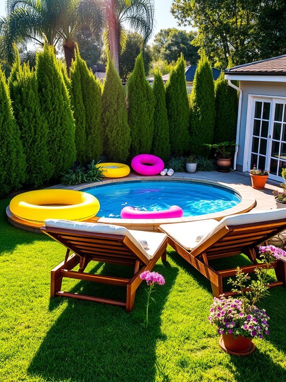 tranquil outdoor living space
