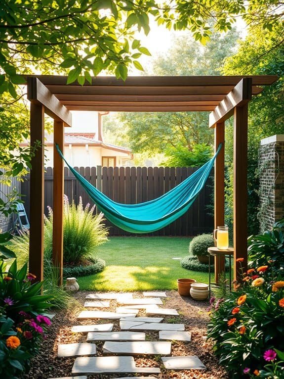 tranquil outdoor relaxation space