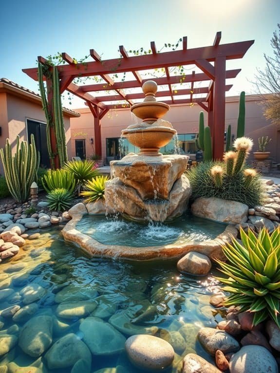 tranquil water relaxation spaces