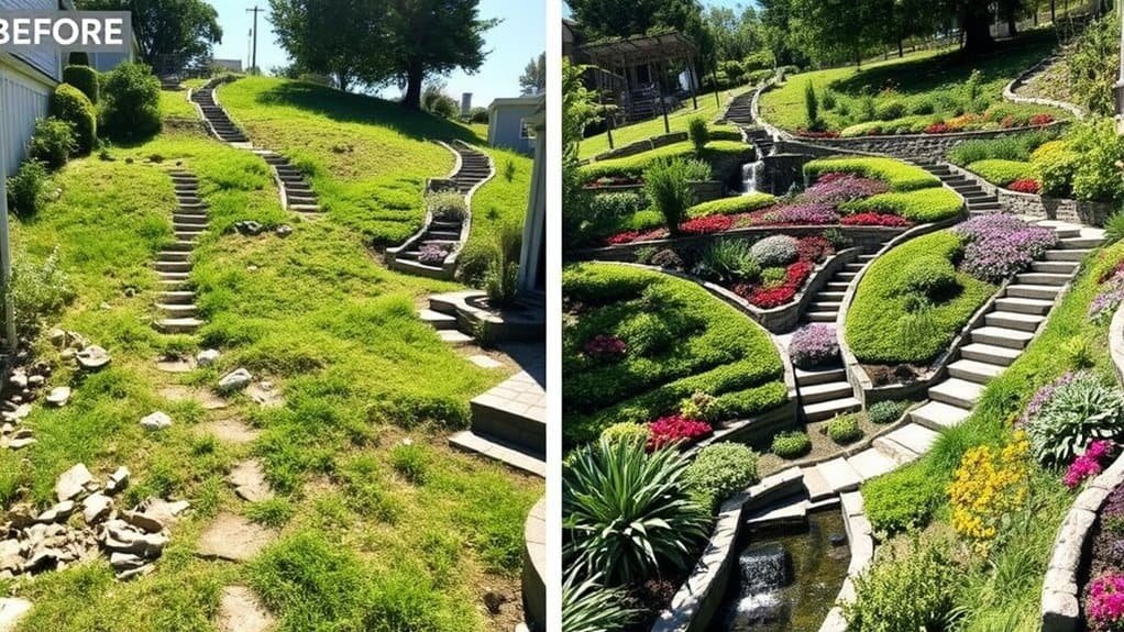 transforming sloped backyards creatively