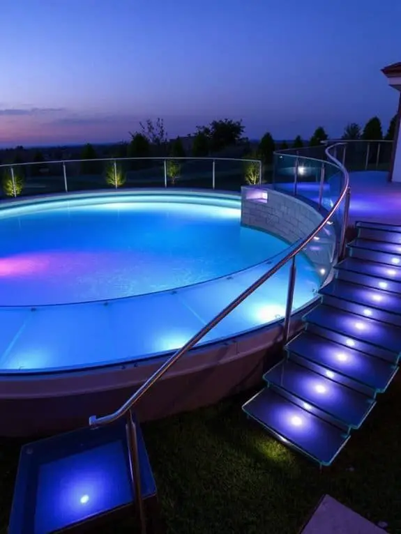 transparent modern outdoor flooring