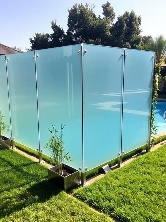 transparent outdoor privacy solution