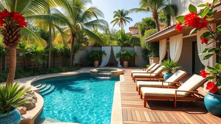 tropical backyard relaxation ideas