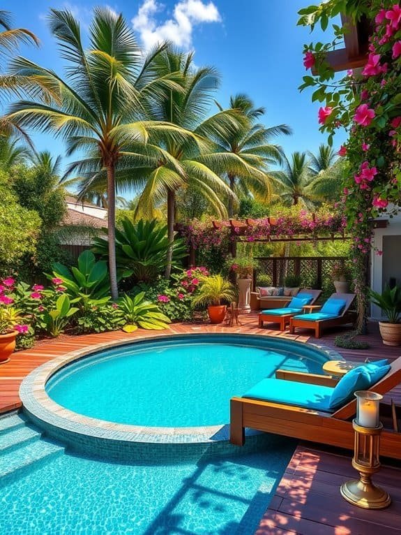 tropical garden design elements