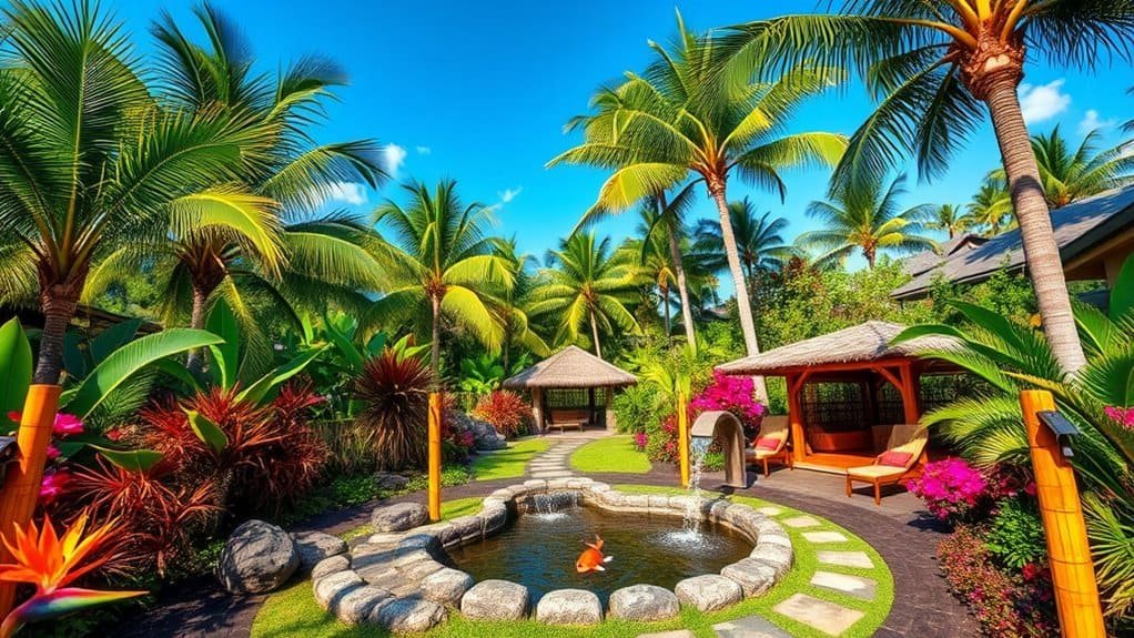 tropical hawaiian backyard inspiration