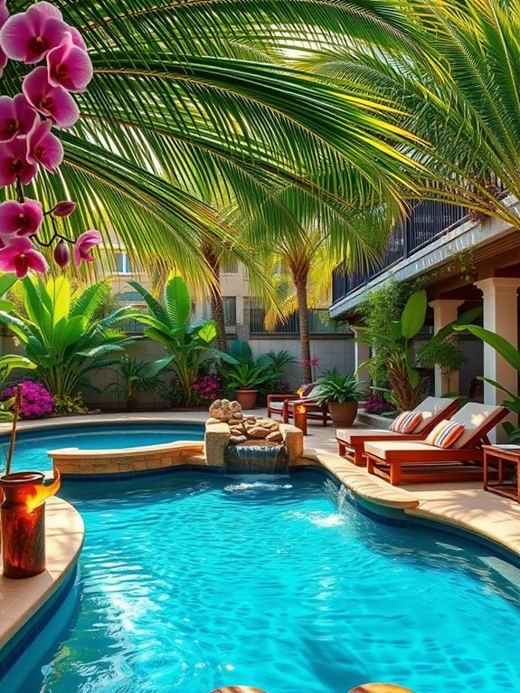 tropical island relaxation experience