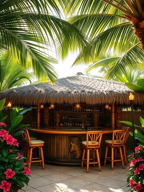 tropical paradise drinking experience