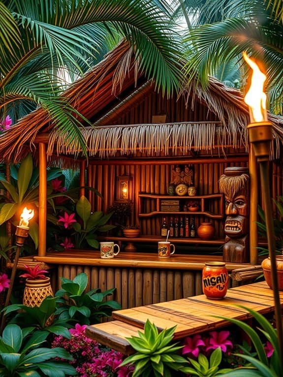 tropical retro island vibes