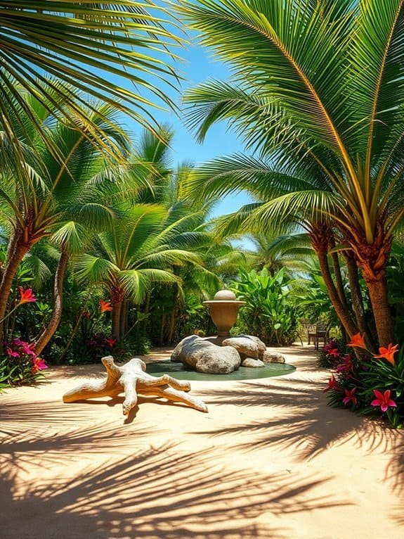 tropical sandy paradise escape