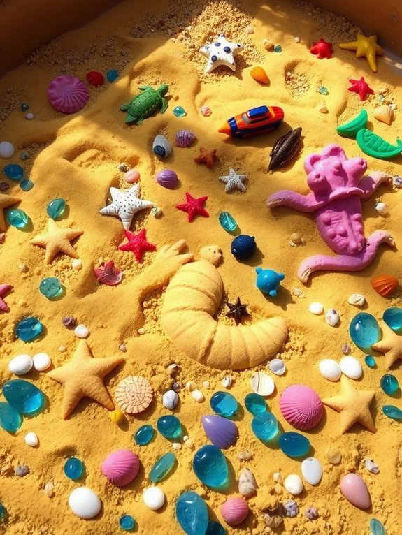 underwater sand play adventure