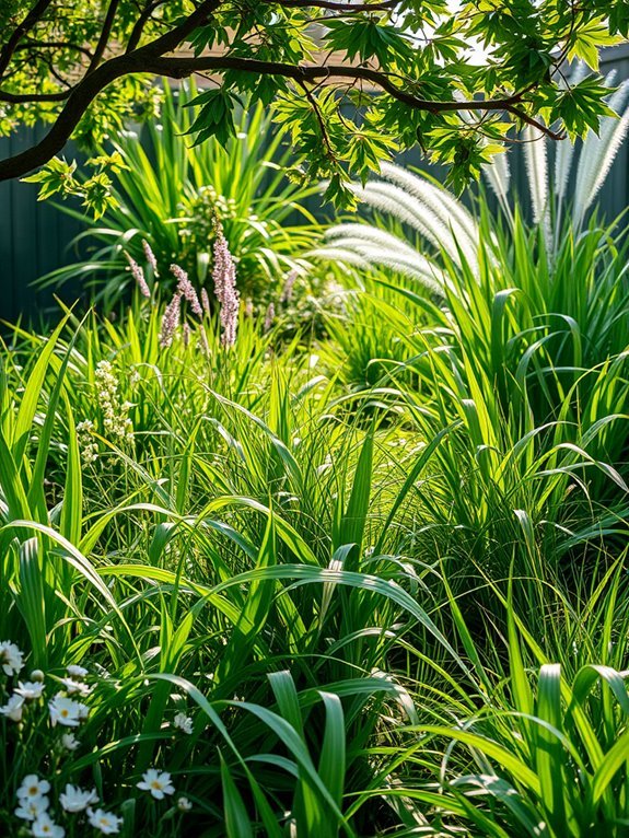 use indigenous grass species