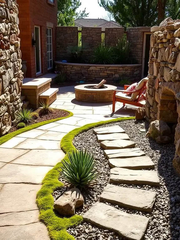use natural stone materials