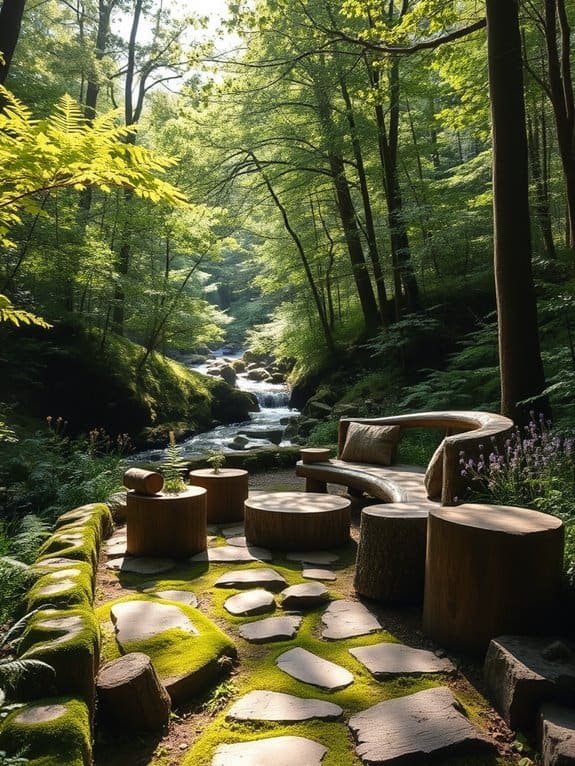 utilize natural seating options