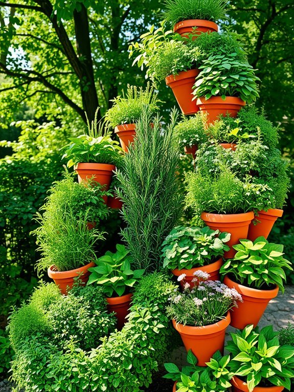 vertical garden for herbs