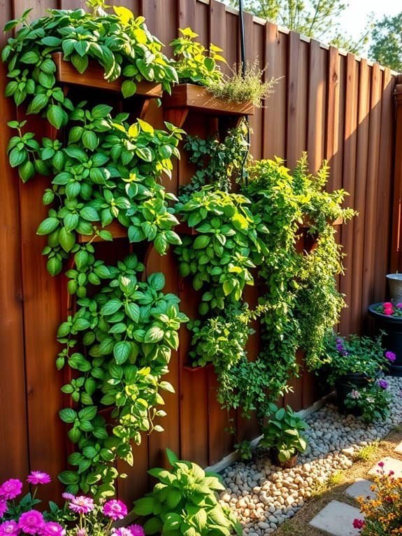 vertical gardening for herbs