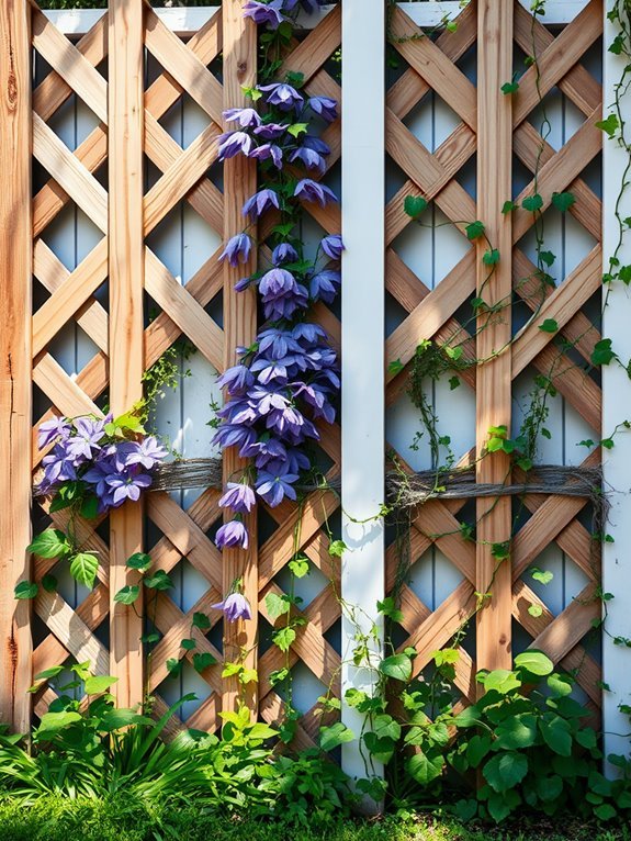 vertical gardening with support