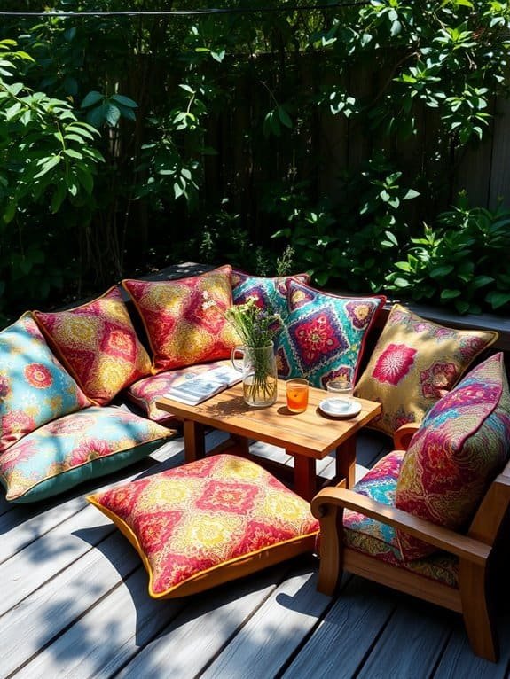 vibrant and comfortable seating
