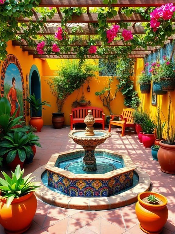 vibrant art installations showcase