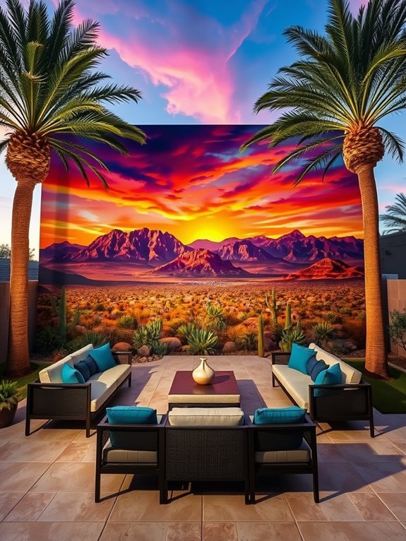 vibrant artistic wall decorations