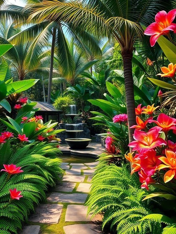 vibrant diverse floral displays