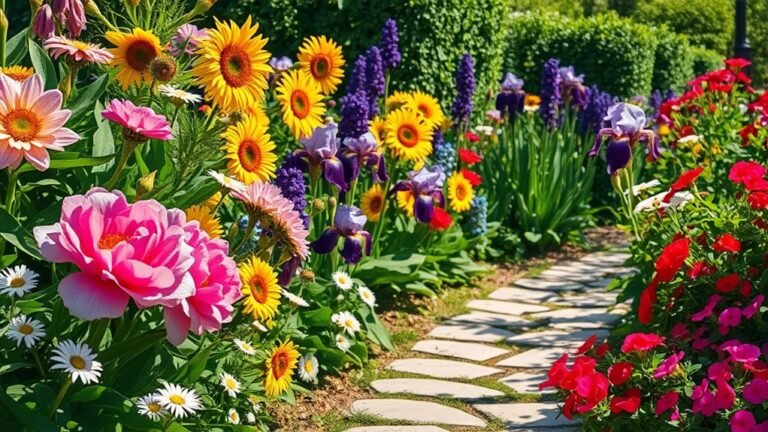 vibrant flowers for gardens