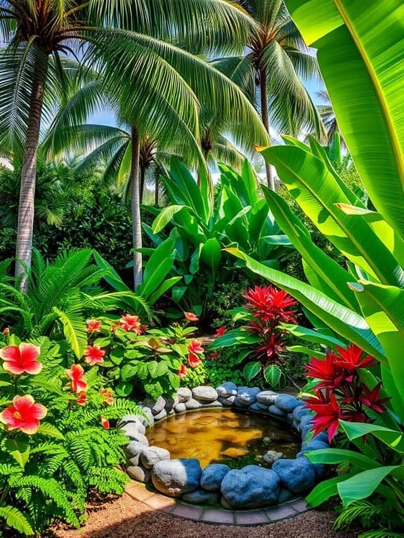 vibrant foliage and greenery