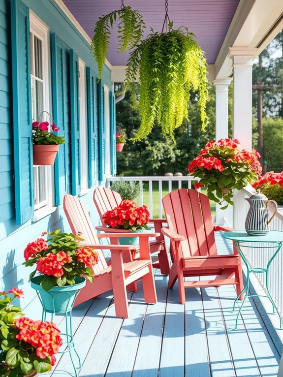 vibrant hues of paint