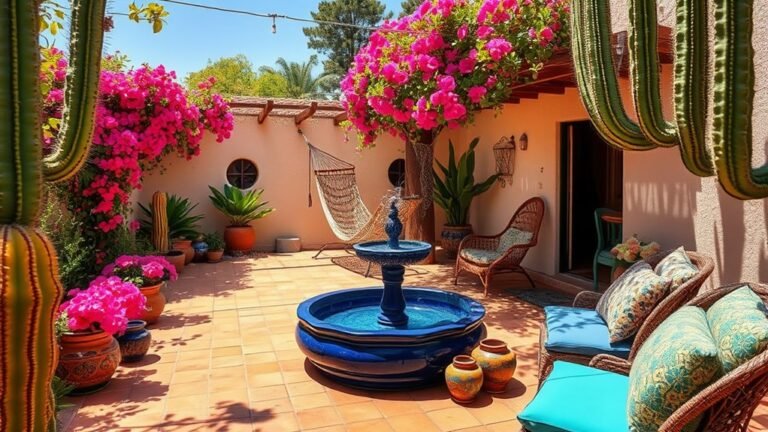 vibrant mexican backyard inspirations