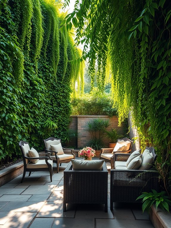 vibrant natural foliage decor