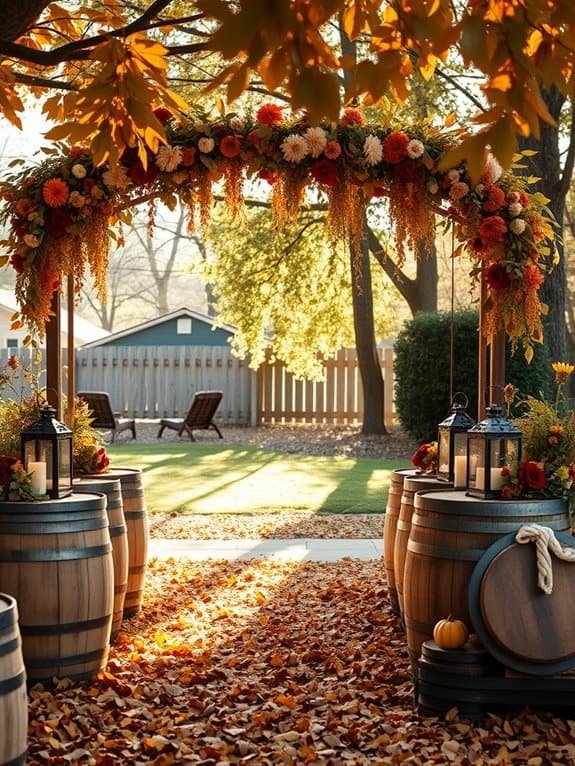 vibrant seasonal flower displays