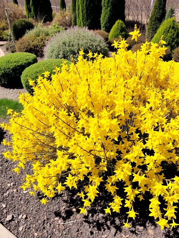 vibrant springtime yellow blooms