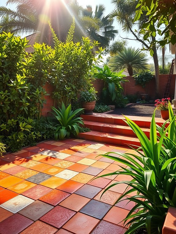 vibrant terracotta color choices