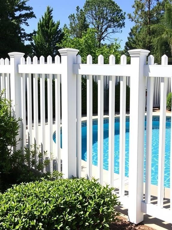 vinyl fence for pool safety