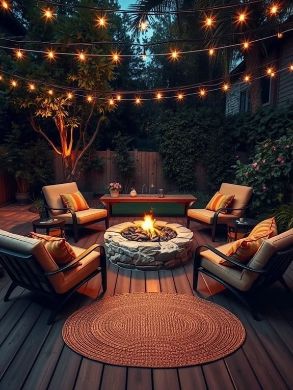 warmth and relaxation outdoors