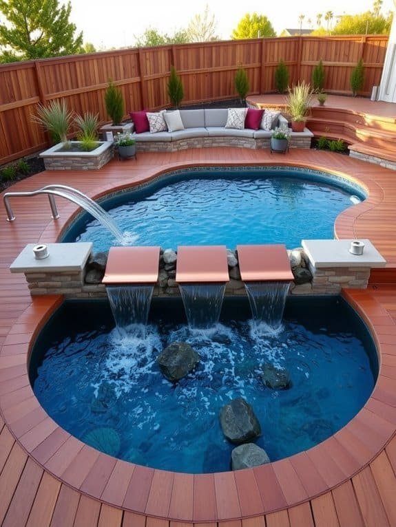 water flowing and splashing