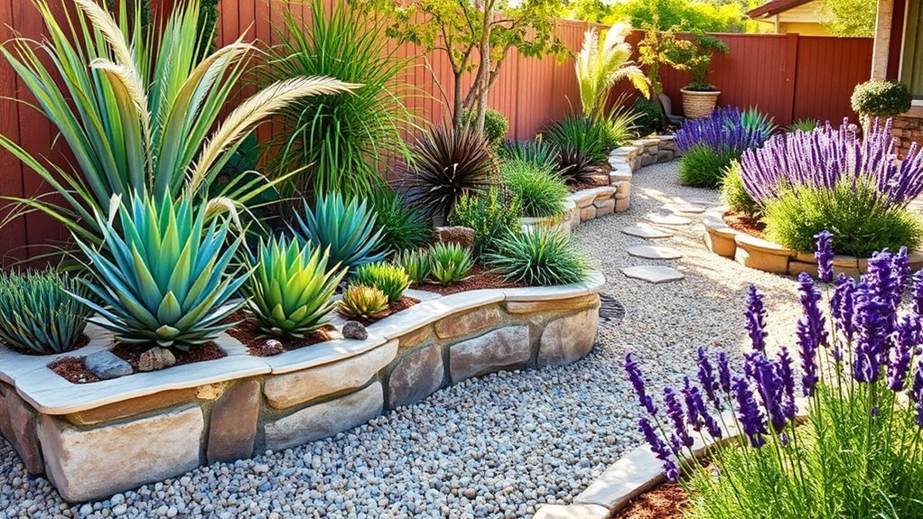 water saving backyard designs