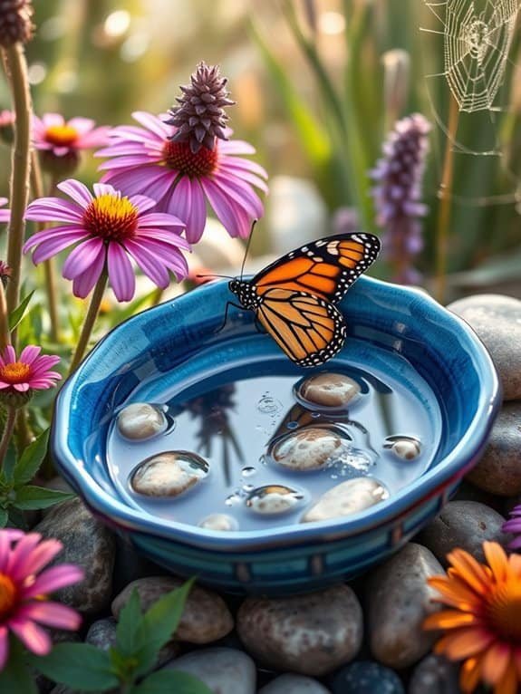 water sources for butterflies