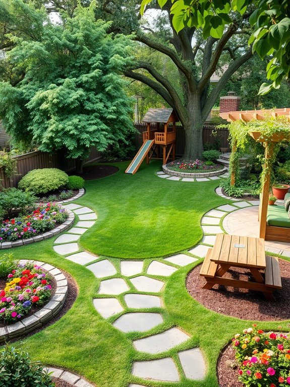 welcoming outdoor space for families