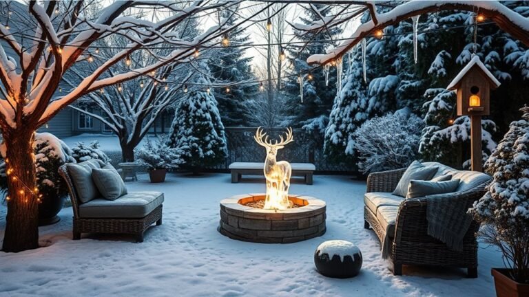 winter backyard enjoyment ideas