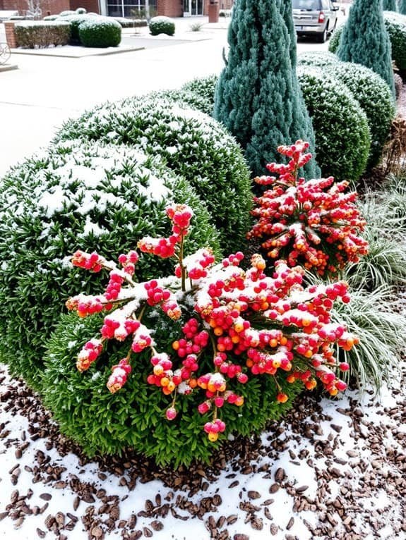 winter foliage and berries