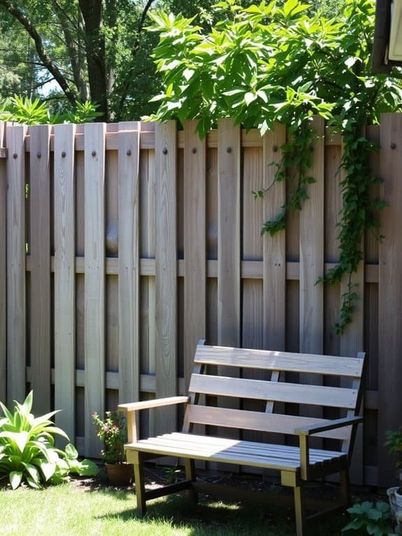 wooden fence from pallets