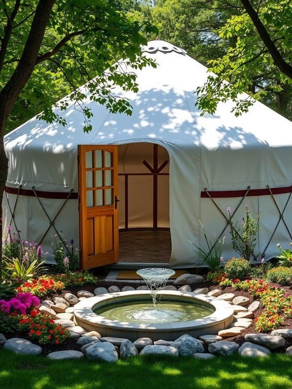 yurt setup and assembly